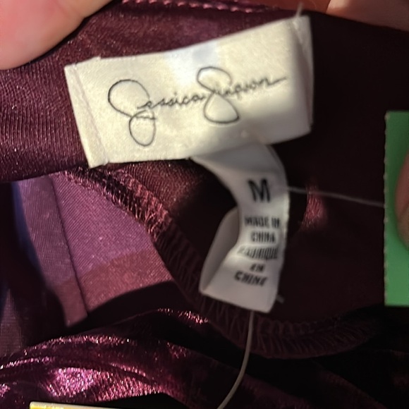 Jessica Simpson Deep burgundy Velvet dress - Picture 4 of 4